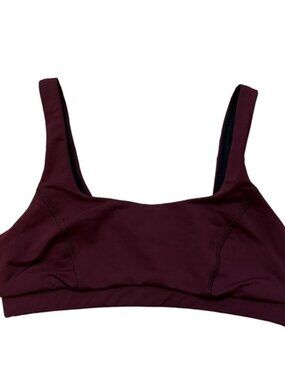 MICHI Sports Bra Maroon Dark Red Size XS